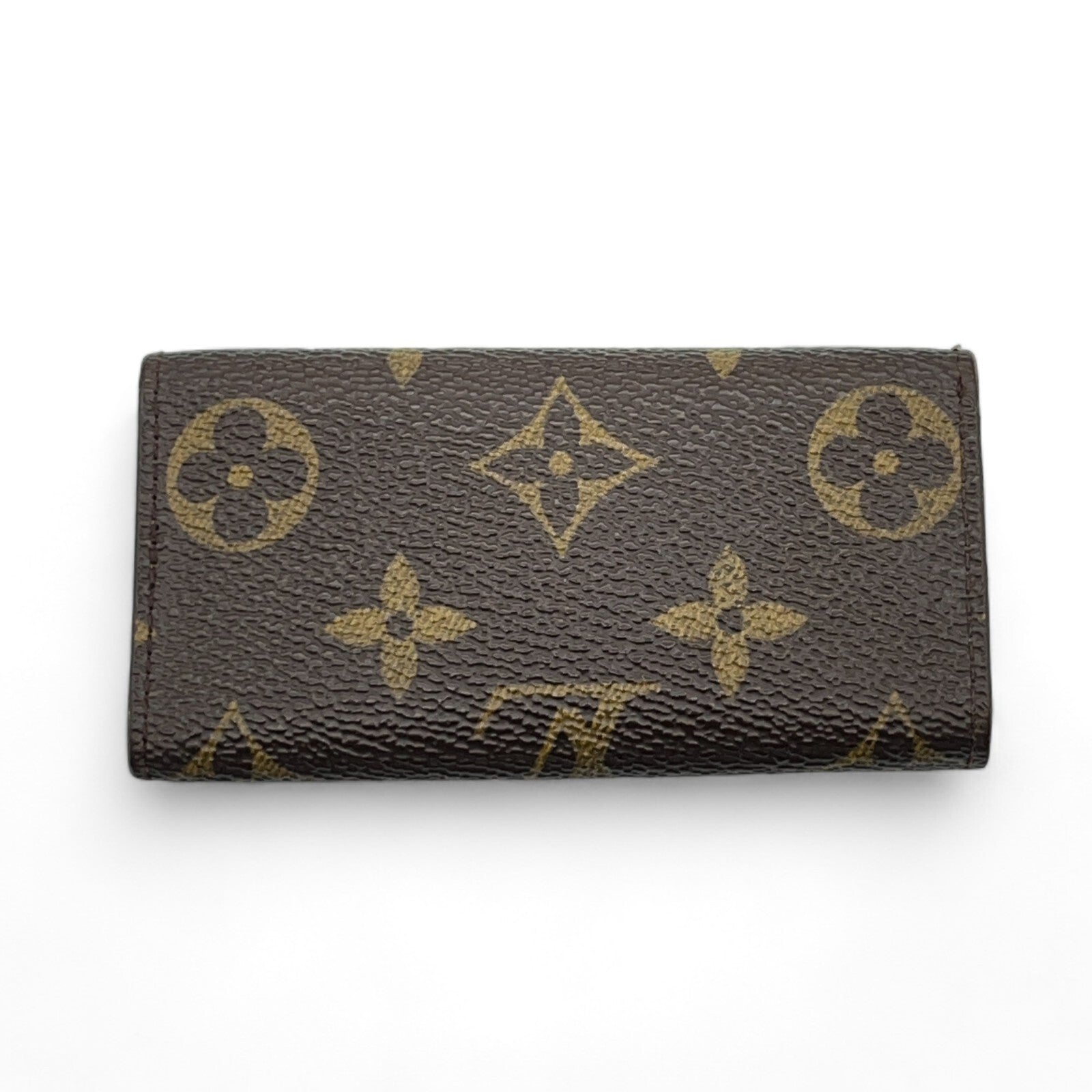 Louis Vuitton Monogram Minlan Multicles 4 Hooks Key Case Brown