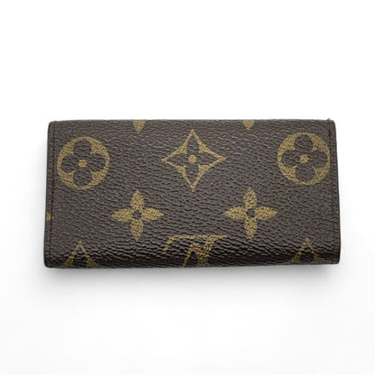 Louis Vuitton Monogram Minlan Multicles 4 Hooks Key Case Brown