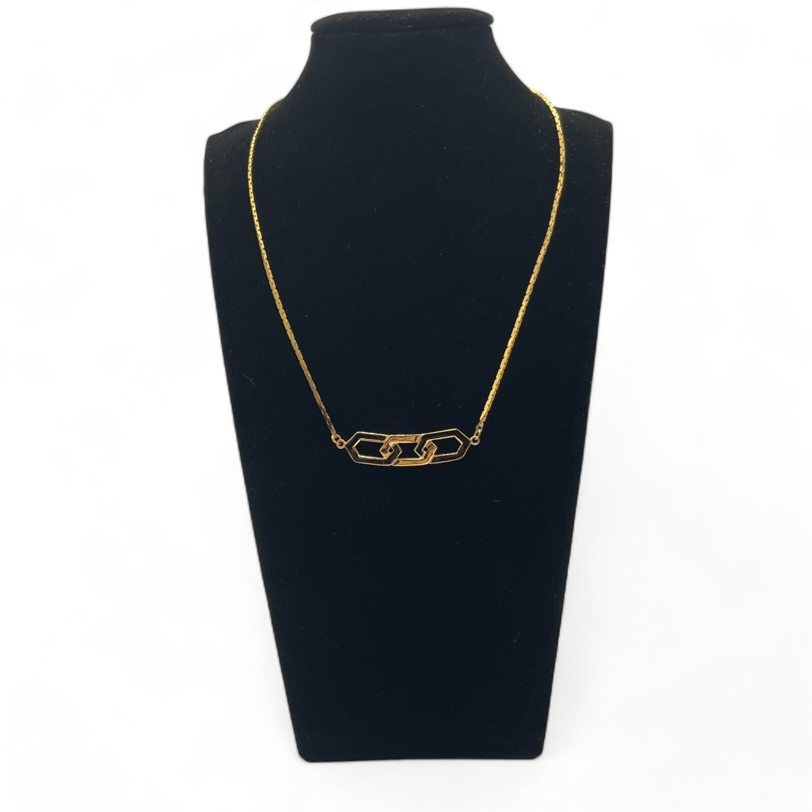 Givenchy GG Logo Pendant Necklace in Gold-Tone