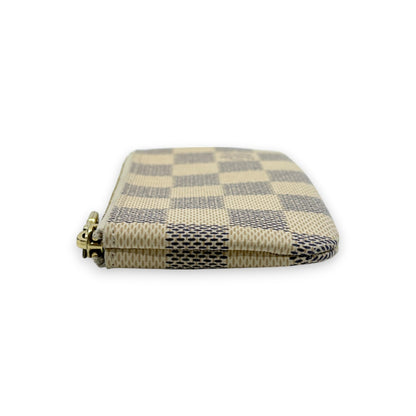 Louis Vuitton Damier Azur Pochette Cles Coin Purse and Keychain