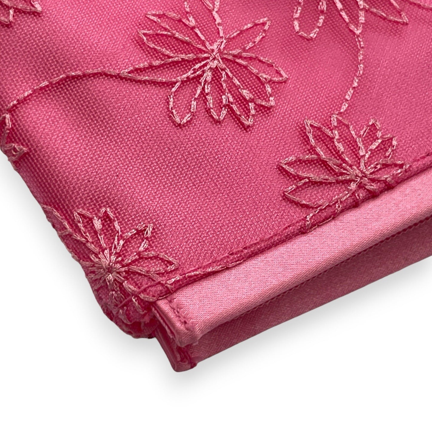 Givenchy Cosmetic Pouch Pink Floral Pattern Silver Logo Zipper