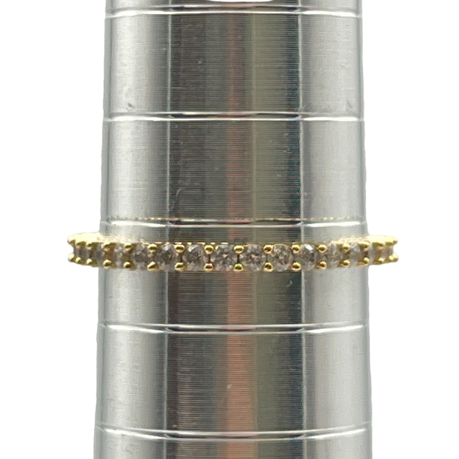 Swarovski Rhinestone Ring Thin Size 5.5 w/Box