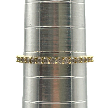 Swarovski Rhinestone Ring Thin Size 5.5 w/Box