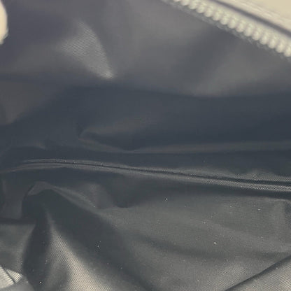 Salvatore Ferragamo Fabric and Leather Pouch in Black