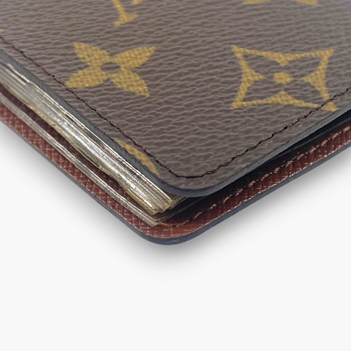 Louis Vuitton Monogram Card Case Wallet Bifold Made in France