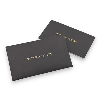 Bottega Veneta Intrecciato Long Wallet Silver Leather w/ Box