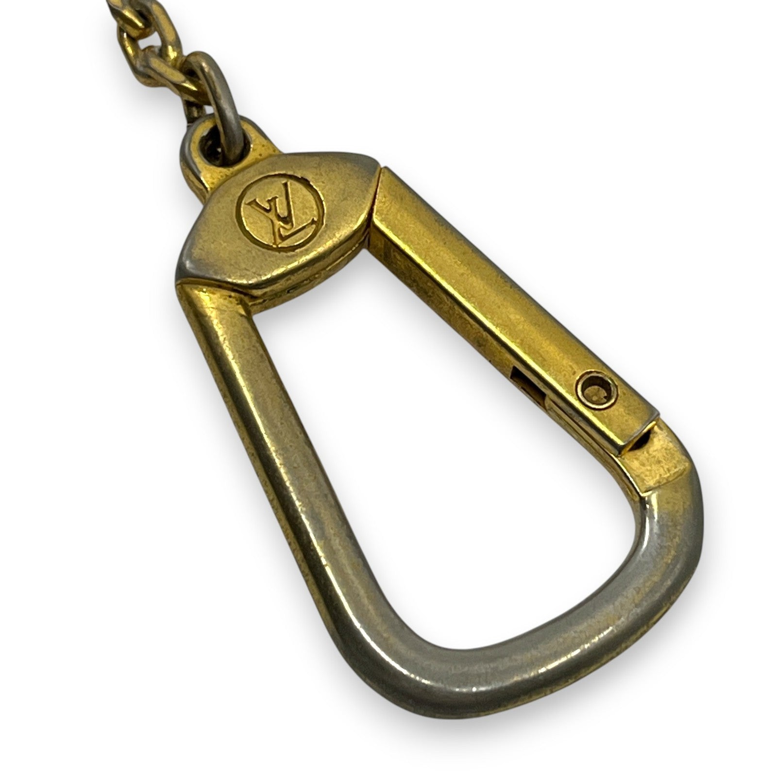 Louis Vuitton Monogram Pochette Cles Vintage Coin Pouch with Large LV Logo