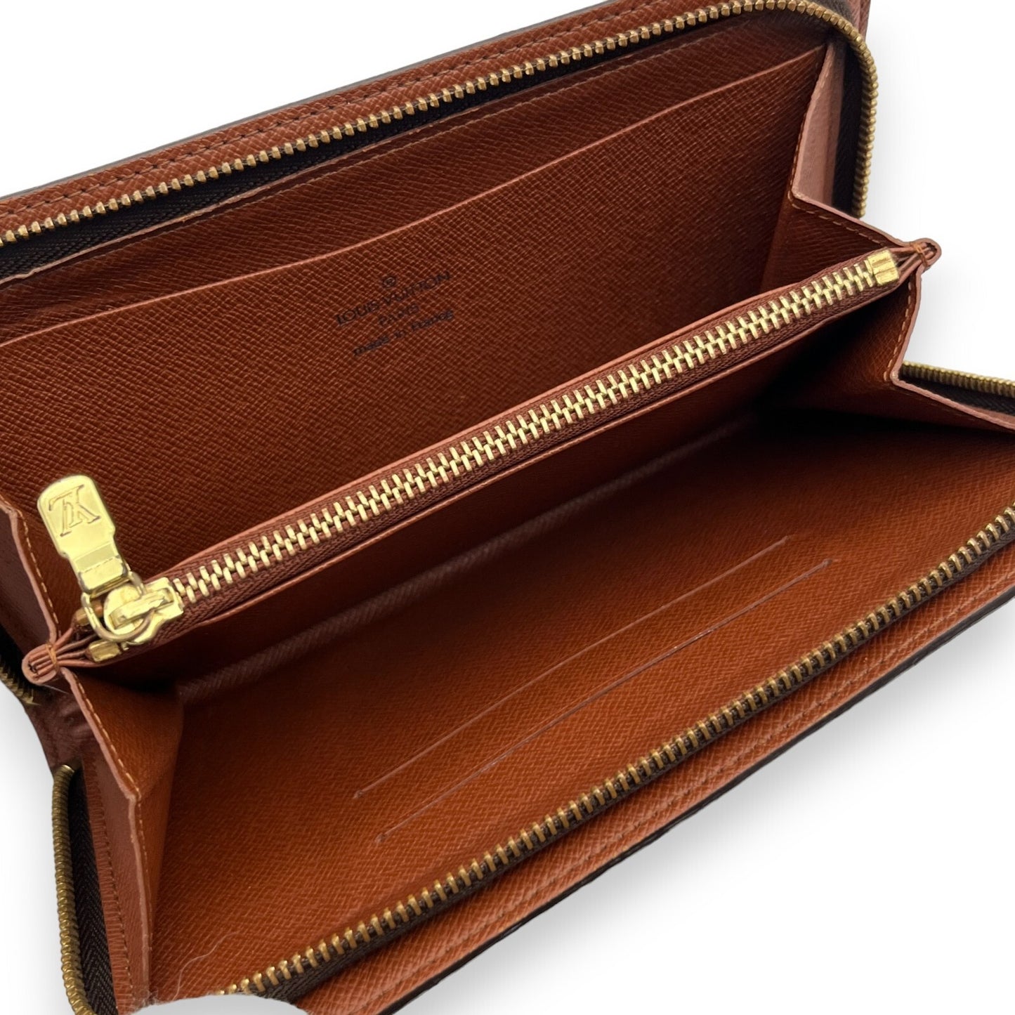 Louis Vuitton Monogram Porte Monnaie Zip Long Wallet