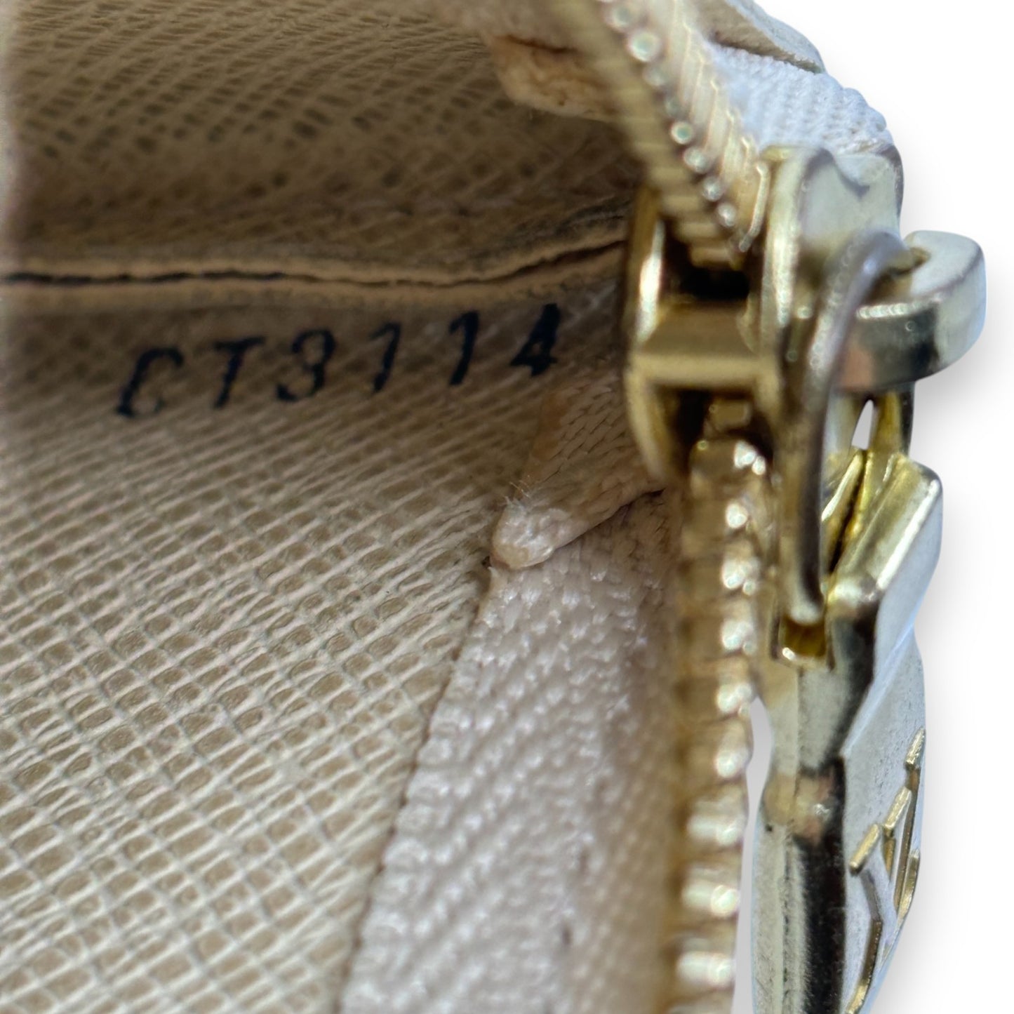 Louis Vuitton Damier Azur Pochette Cles Coin Purse and Keychain