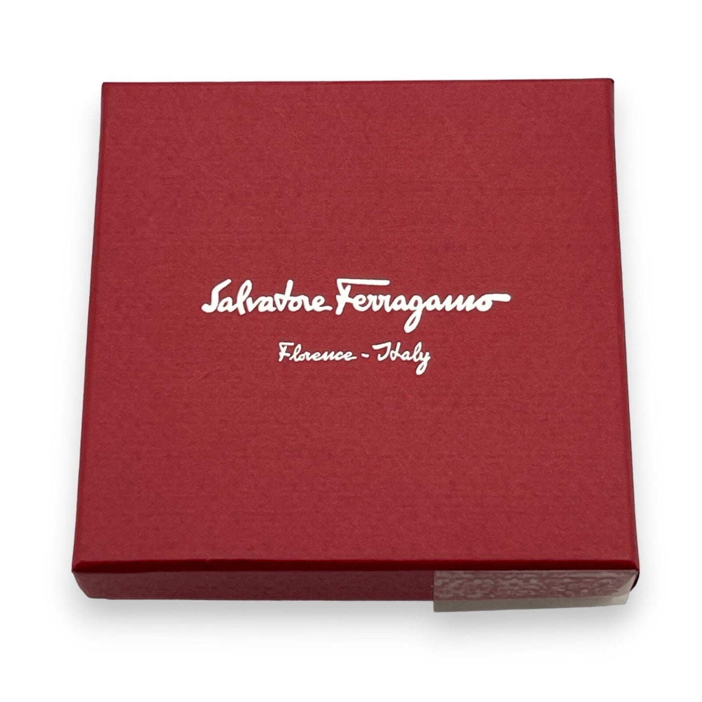 Salvatore Ferragamo Key Ring with Vara Charm in Light Pink w/ Original Box