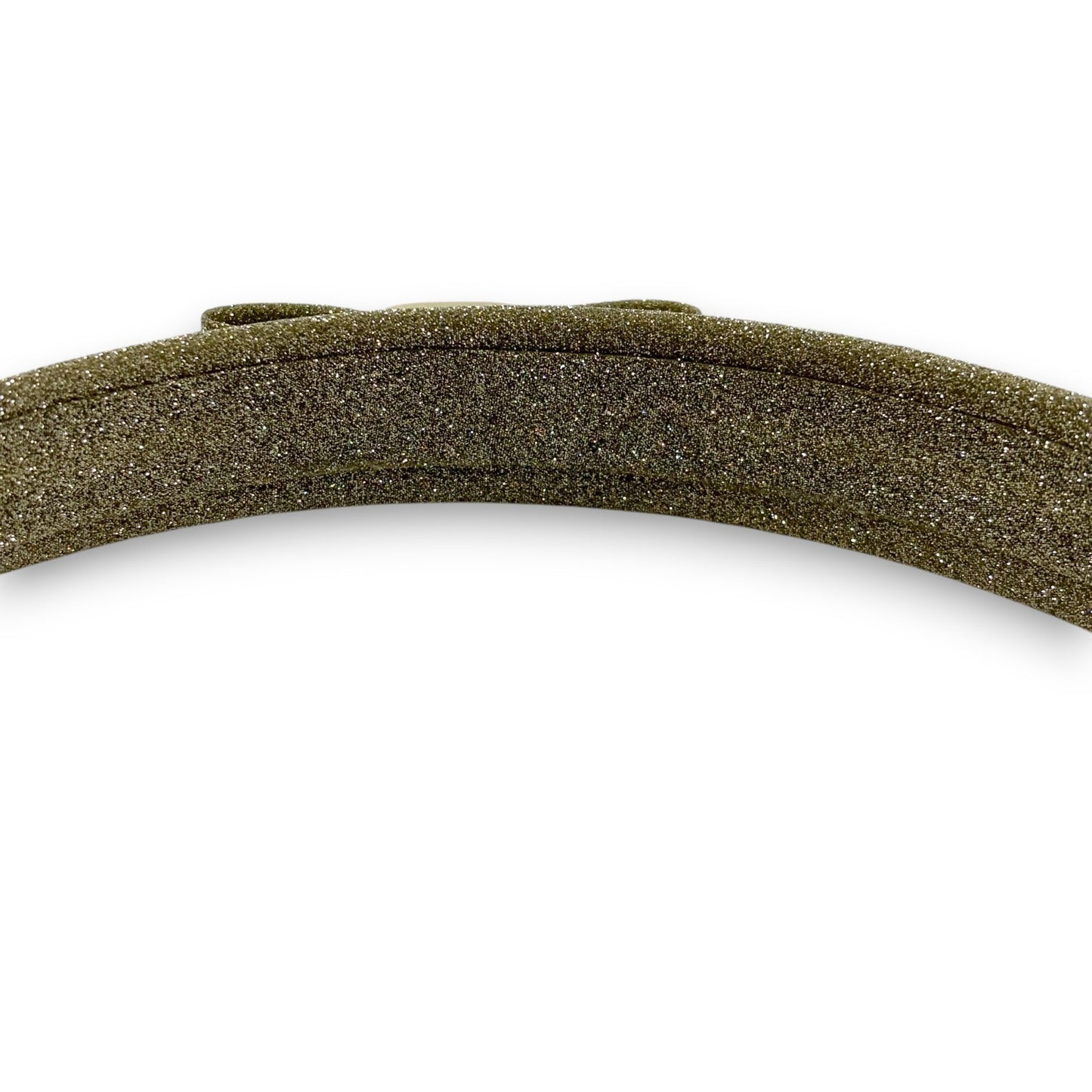 Salvatore Ferragamo Vara Glitter Silver Headband Hair Accessory