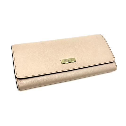 Furla Ritzy Light Pink Leather Continental Wallet Flap Long Purse