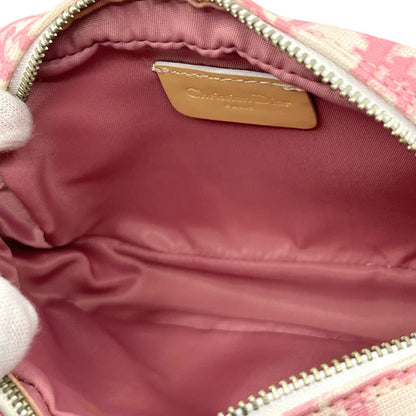 Christian Dior Trotter Pouch in Pink PVC with Number 2 patch