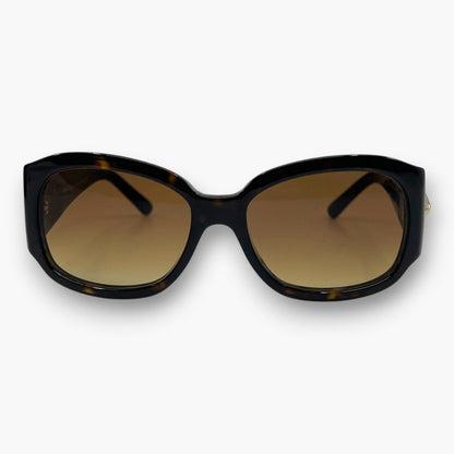Ferragamo Rhinestone Sunglasses Brown Tortoise 2146-B W/ Case Box