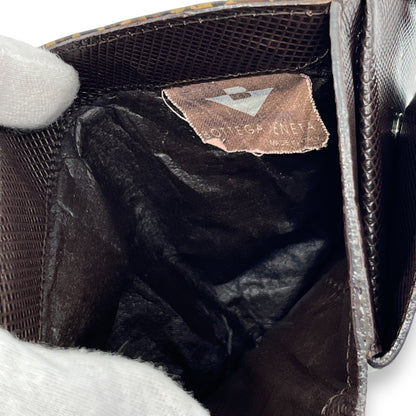 Bottega Veneta Leopard Print Wallet in Brown