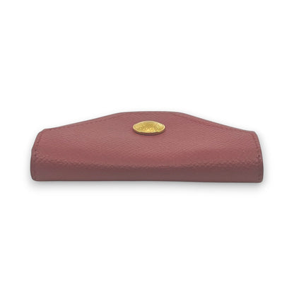 Hermes Le 24 Coin Purse in Red Epsom Leather with Gold Tone Hardware