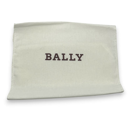 Bally Mandy Leather Chain Card Wallet Black with Box and Dust Cloth