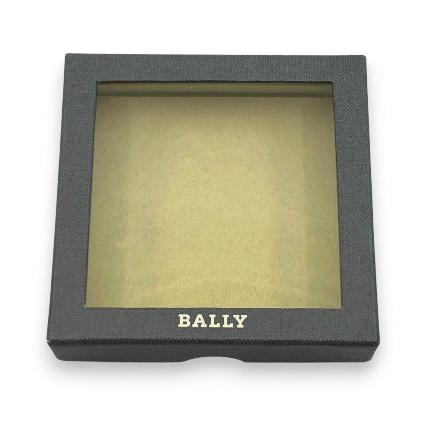 Bally Compact Leather Coin Wallet in Black w/ Box and Dust Bag