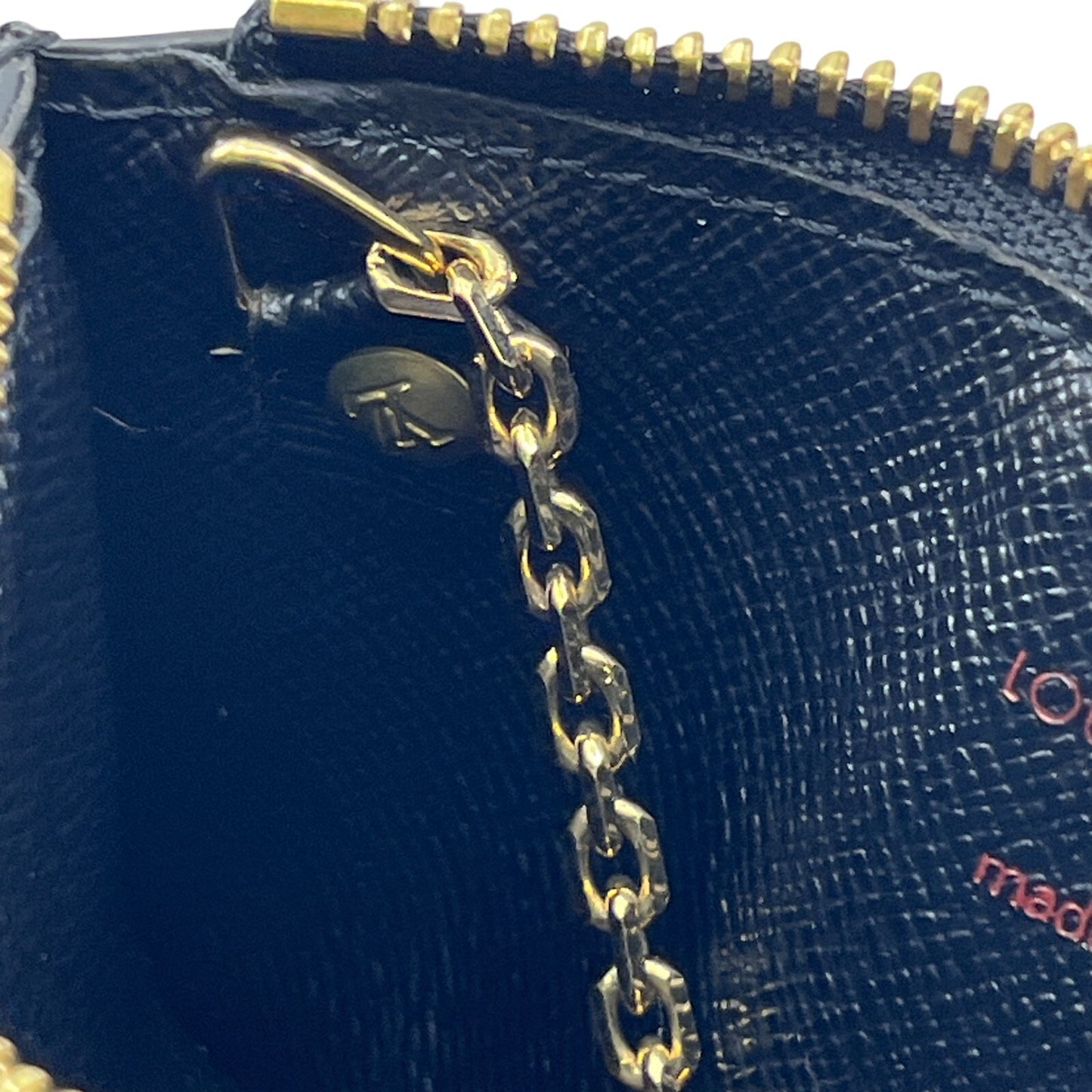 Louis Vuitton Epi Pochette Cles Leather Wallet Coin Purse Black