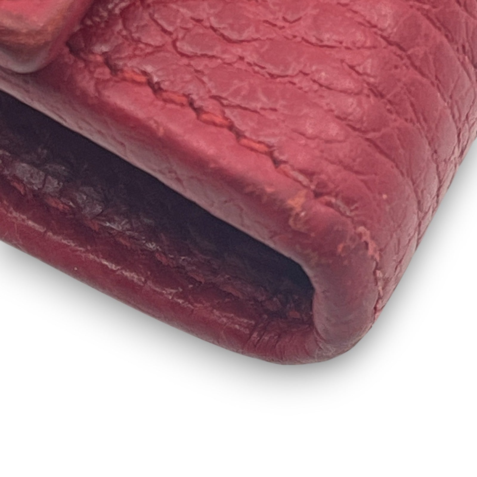 Gucci GG Marmont Continental Wallet in Red Leather