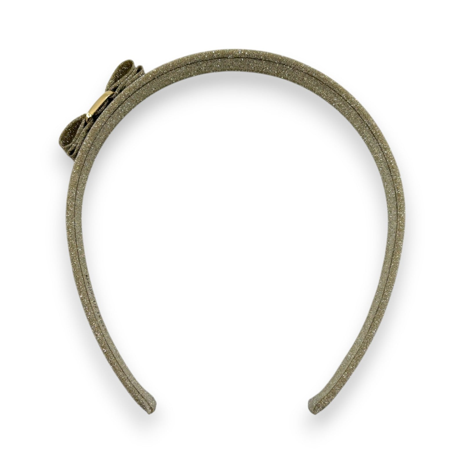 Salvatore Ferragamo Vara Glitter Silver Headband Hair Accessory