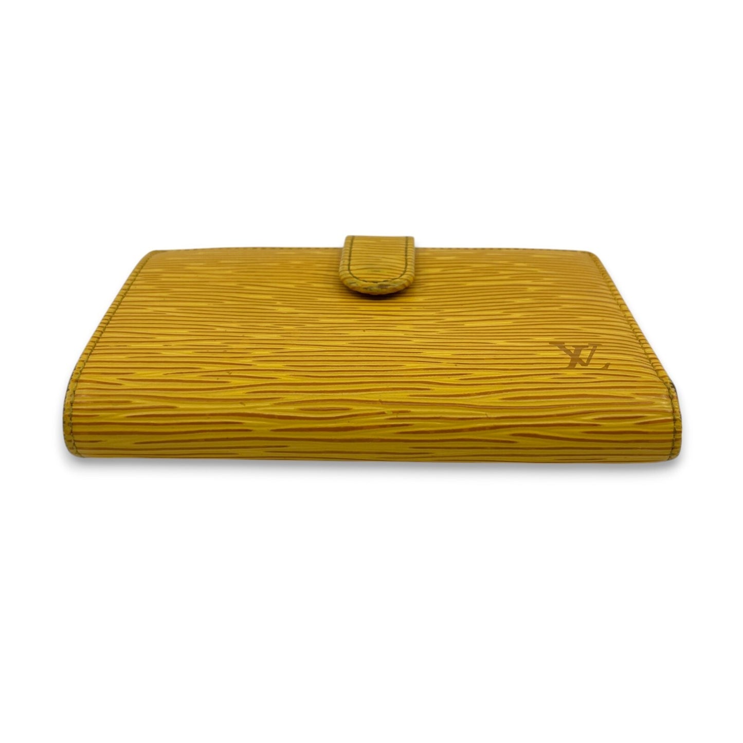 Louis Vuitton Epi Porto Monet Billet Viennois Compact Wallet in Yellow