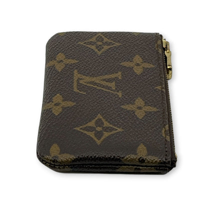 Louis Vuitton Monogram Pochette Cles Coin Purse and Keychain Brown