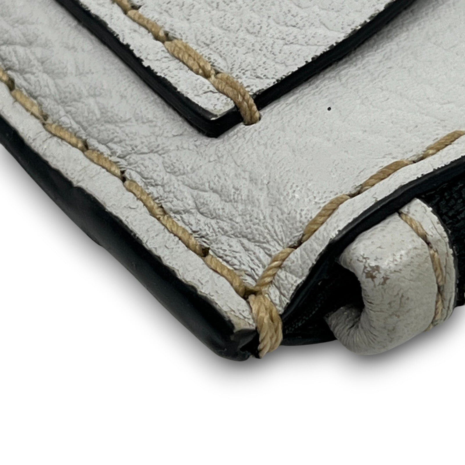 Marc Jacobes Leather Top Zip Coin Purse and Card Case in Gray