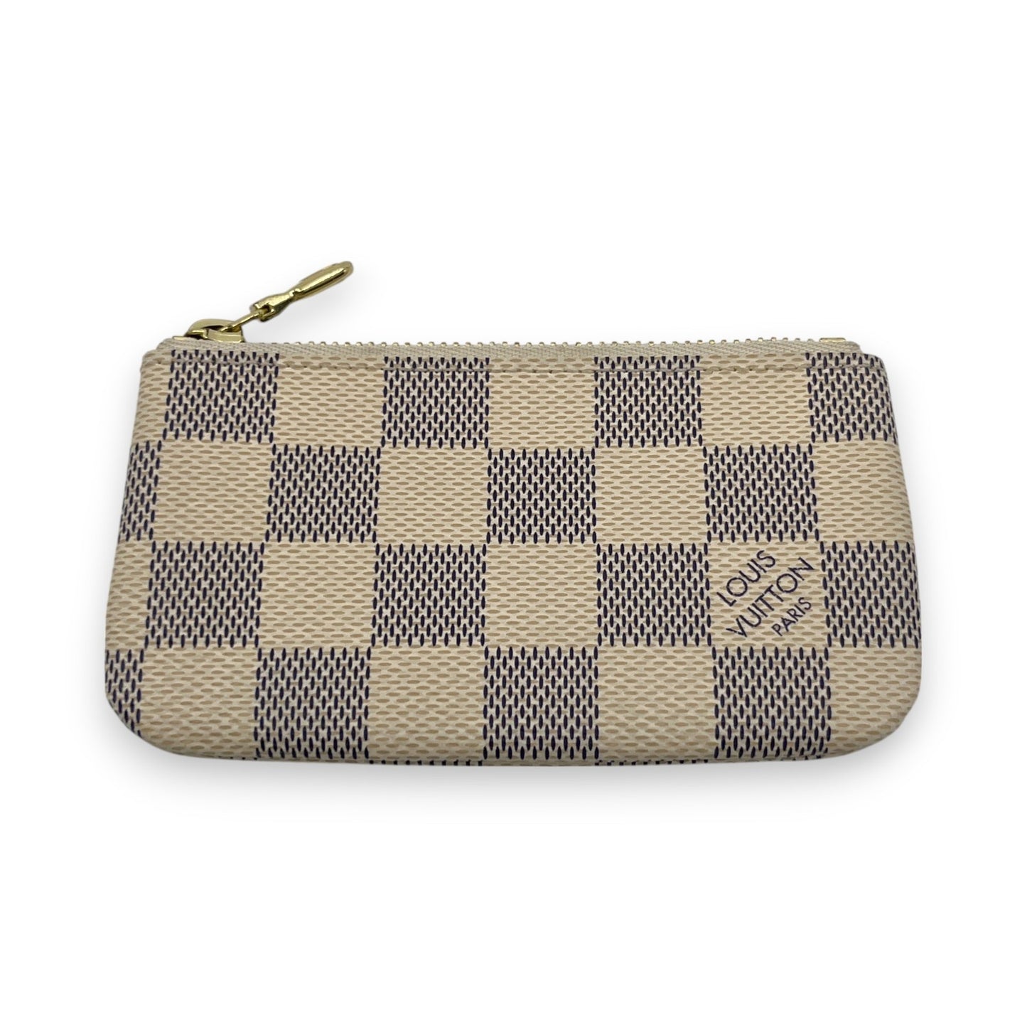 Louis Vuitton Damier Azur Pochette Cles Coin Purse and Keychain