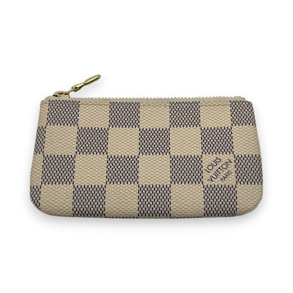 Louis Vuitton Damier Azur Pochette Cles Coin Purse and Keychain