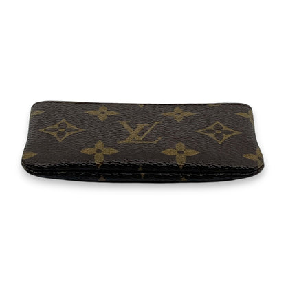 Louis Vuitton Monogram Pochette Cles Coin Purse and Keychain Brown
