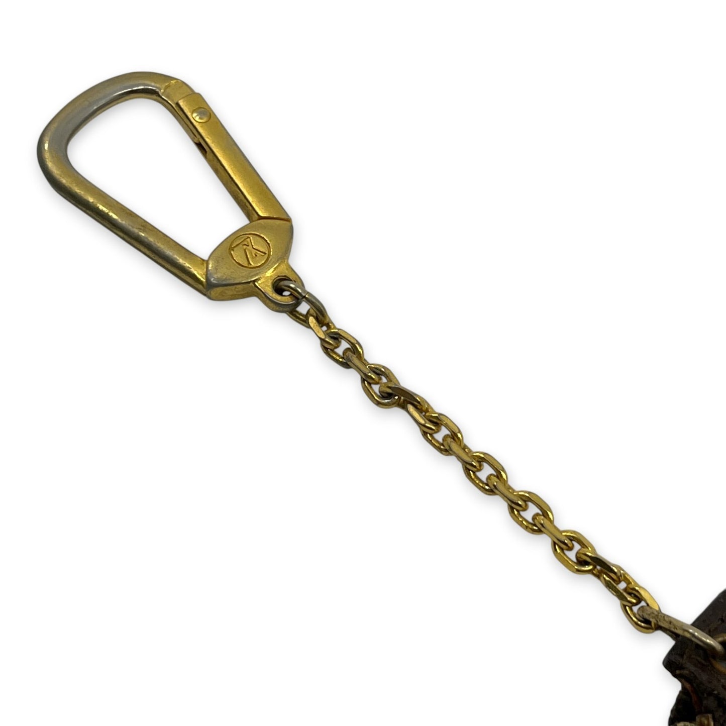 Louis Vuitton Monogram Pochette Cles Vintage Coin Pouch with Large LV Logo