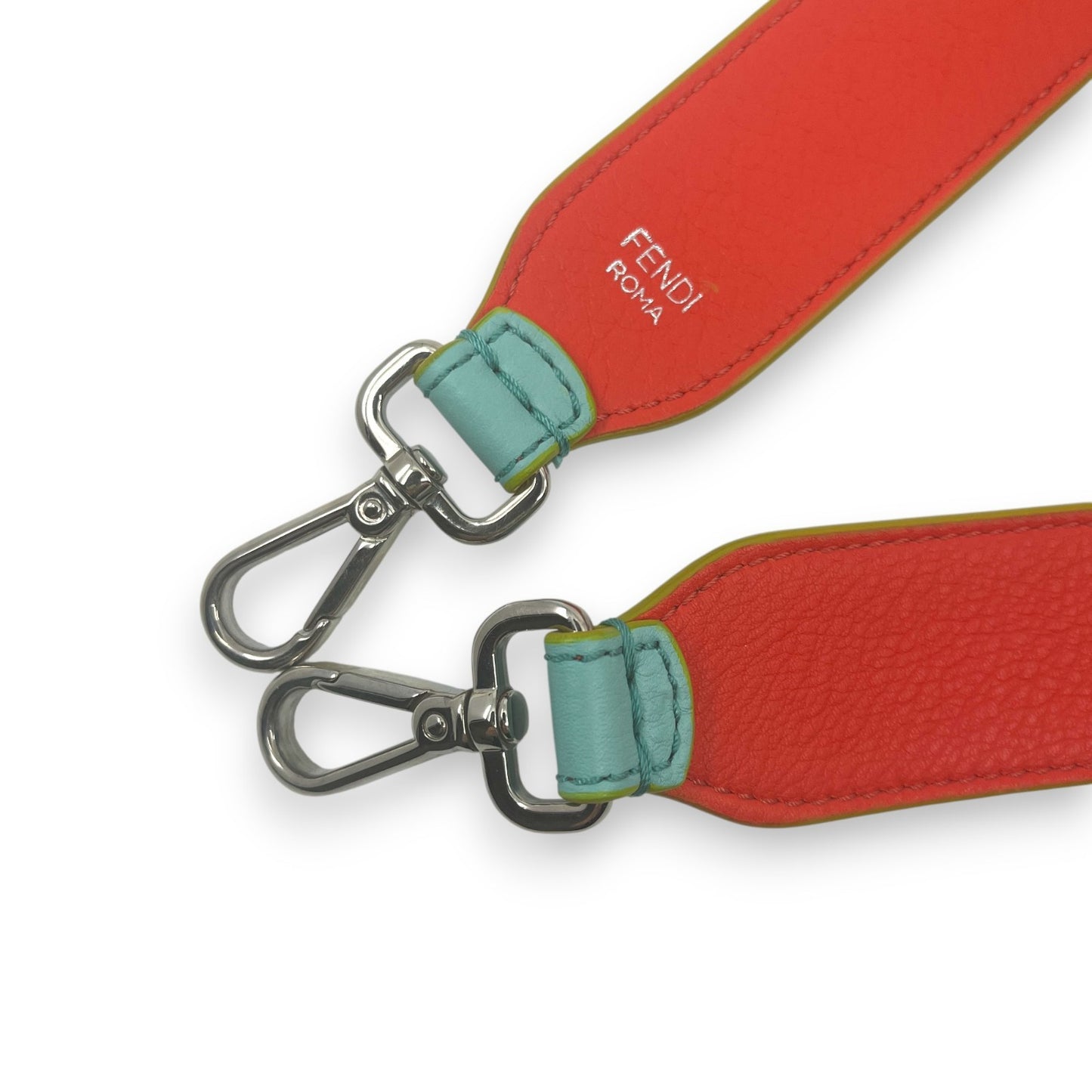 Fendi Strap You Leather Bag Strap in Light Blue w/ Dust Bag