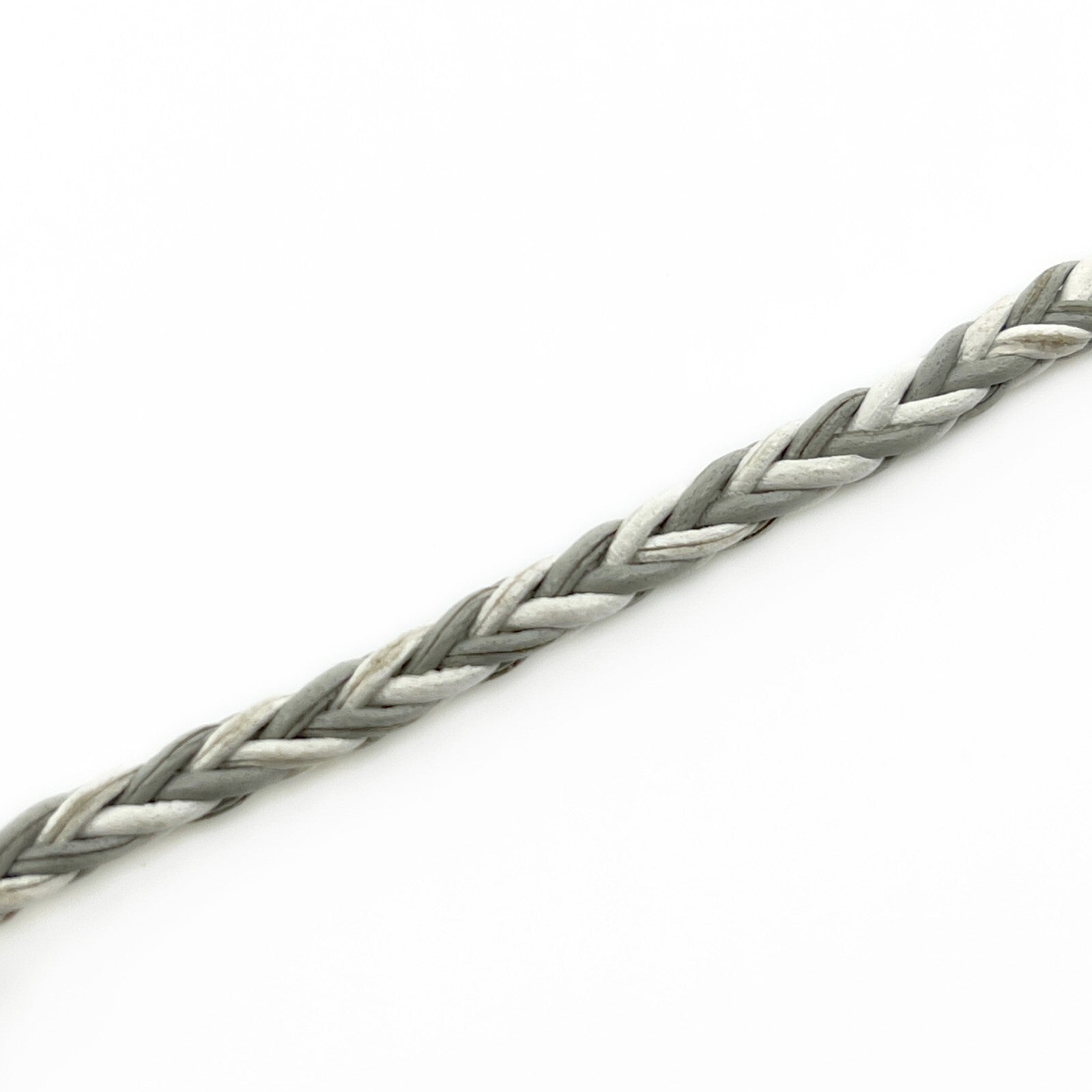 Louis Vuitton Friendship Accessories Leather Bracelet White and Gray MP225E