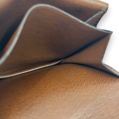 Louis Vuitton Monogram Porte-Monnaie Gousset Coin Purse Brown