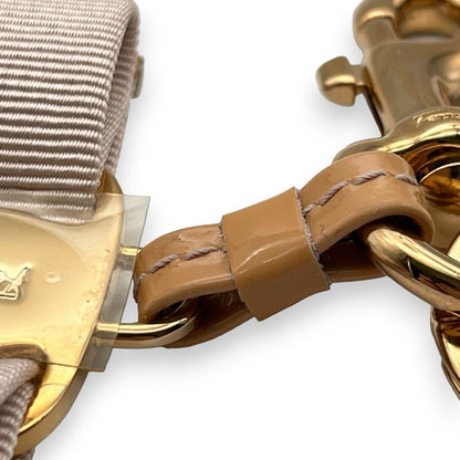 Salvatore Ferragamo Key Ring with Vara Charm in Light Pink w/ Original Box