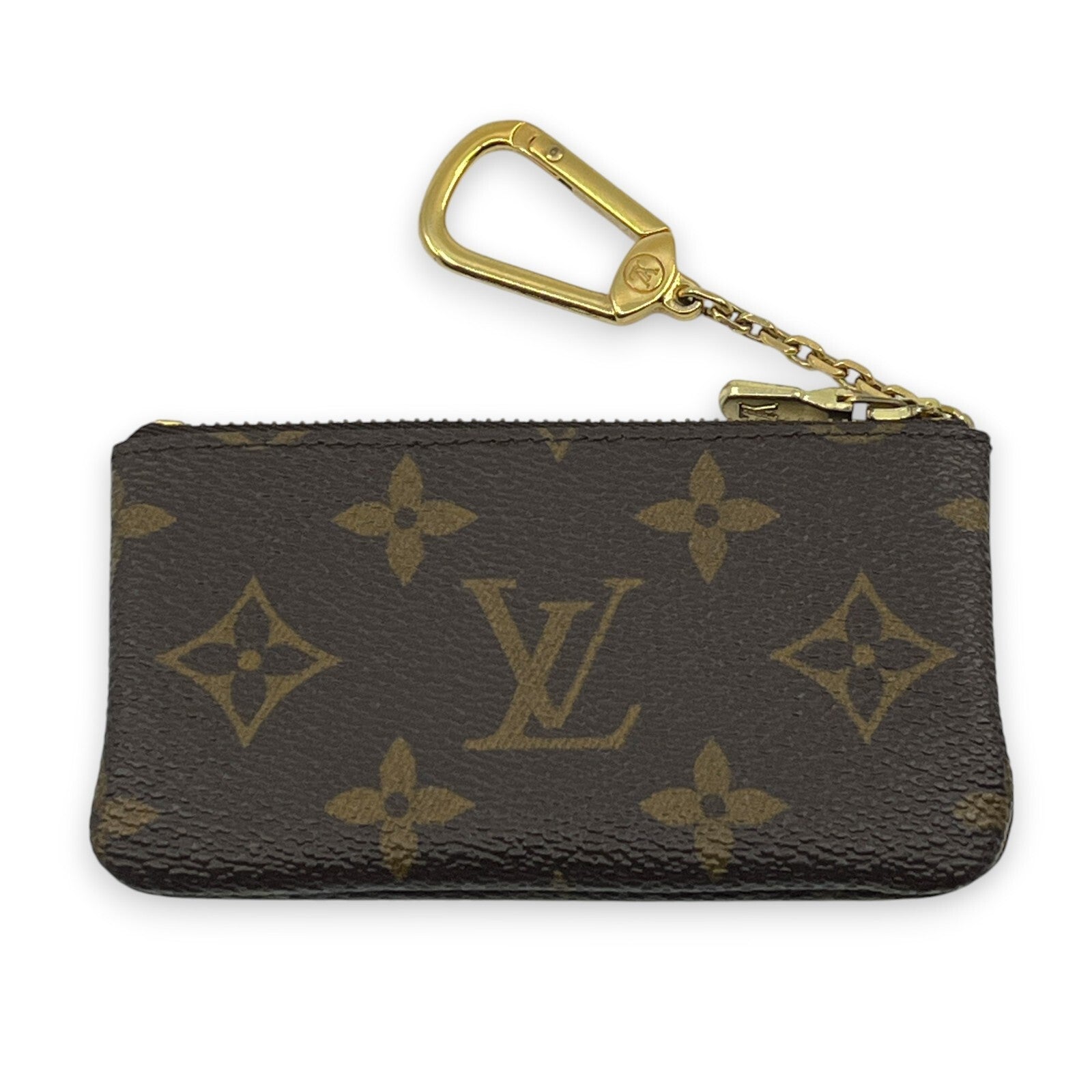Louis Vuitton Monogram Pochette Cles Coin Purse and Keychain