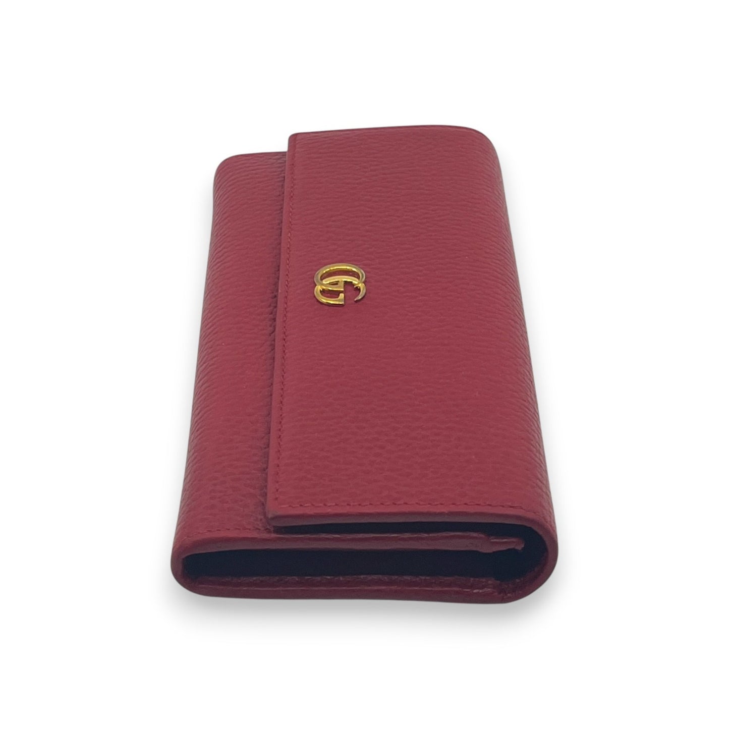 Gucci GG Marmont Continental Wallet in Red Leather
