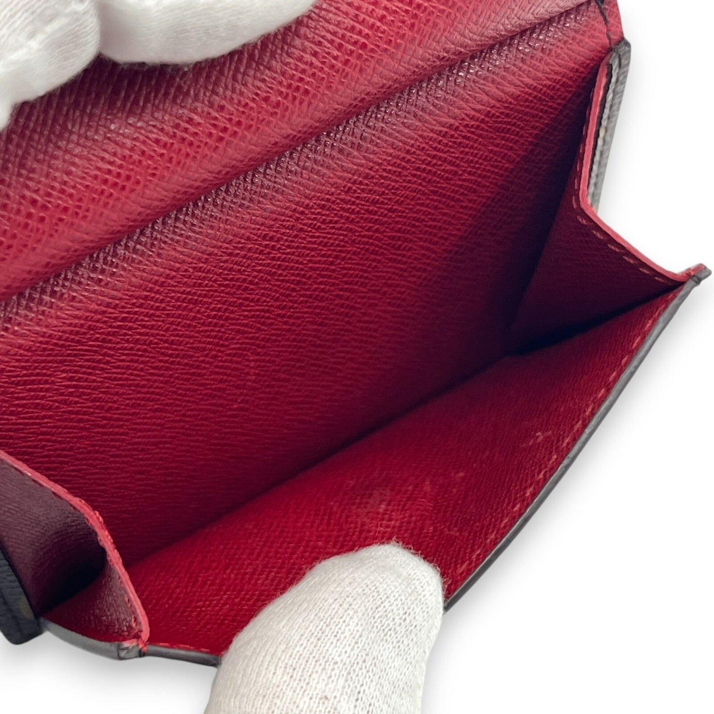 Louis Vuitton Monogram Portefeuille Marie Bifold Wallet Red M93802