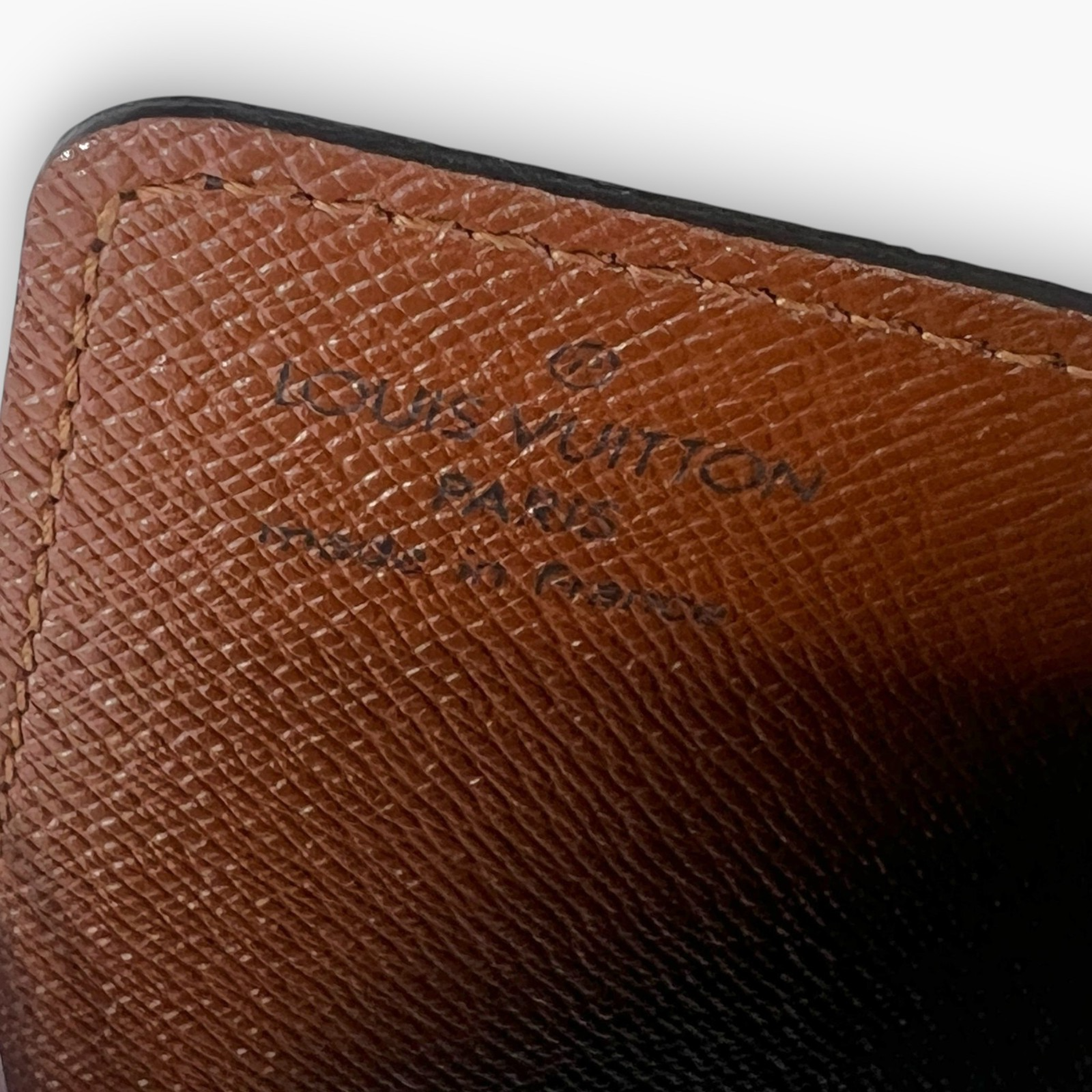 Louis Vuitton Monogram Card Case Wallet Bifold Made in France