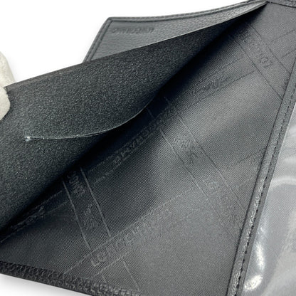 Longchamp Leather Card Holder Black with Box