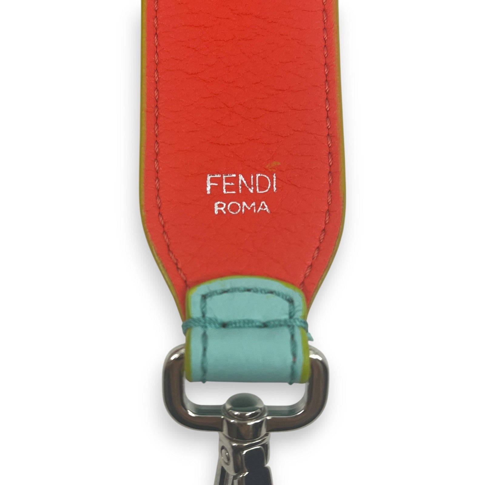 Fendi Strap You Leather Bag Strap in Light Blue w/ Dust Bag