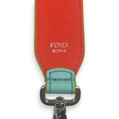 Fendi Strap You Leather Bag Strap in Light Blue w/ Dust Bag