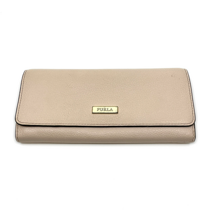 Furla Ritzy Light Pink Leather Continental Wallet Flap Long Purse