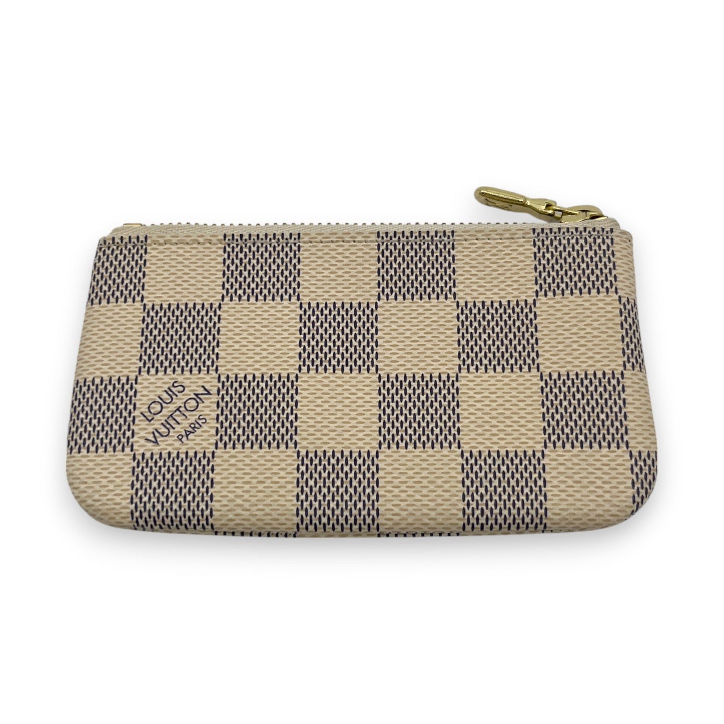 Louis Vuitton Damier Azur Pochette Cles Coin Purse and Keychain