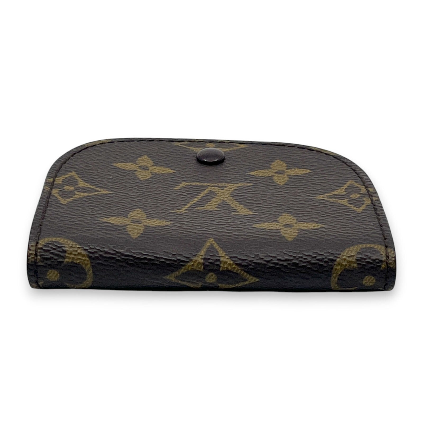 Louis Vuitton Monogram Porte-Monnaie Gousset Coin Purse Brown