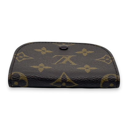Louis Vuitton Monogram Porte-Monnaie Gousset Coin Purse Brown