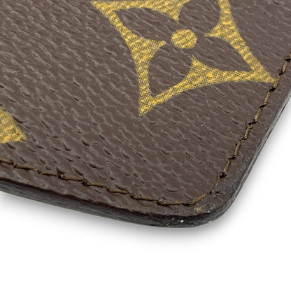 Louis Vuitton Monogram Pochette Cles Vintage Coin Pouch with Large LV Logo
