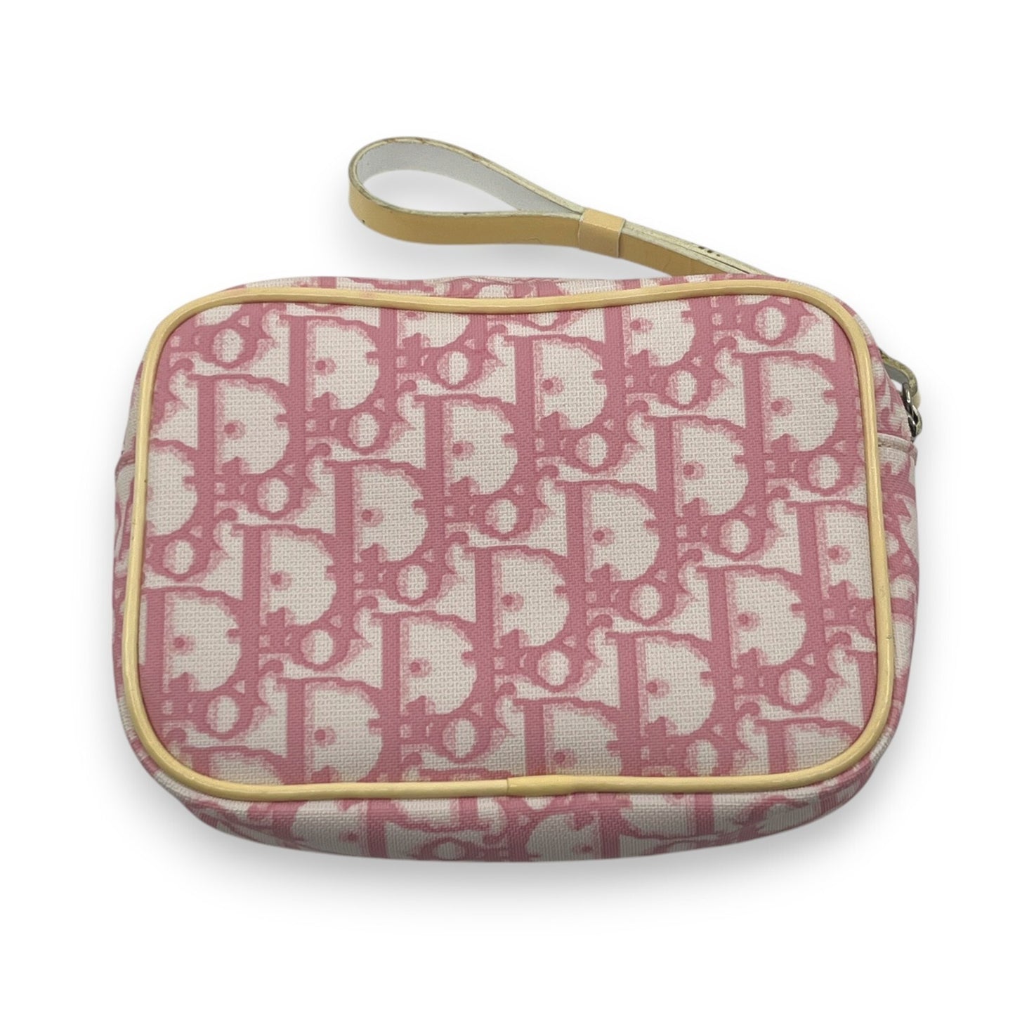 Christian Dior Trotter Pouch in Pink PVC with Number 2 patch