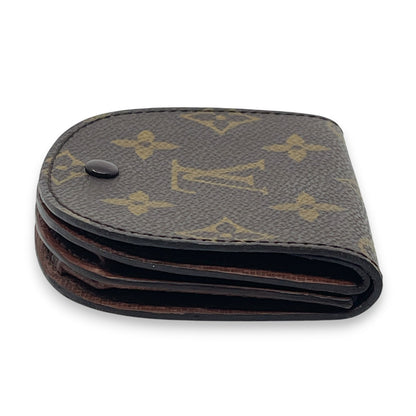 Louis Vuitton Monogram Porte-Monnaie Gousset Coin Purse Brown